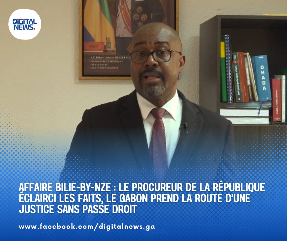 Affaire Bilie-By-Nze : le procureur de la République éclairci les faits, le #Gabon prend la route d’une justice sans passe droit

📲 Plus d'informations en cliquant ici :
digitalnews-ga.net/justice/affair…