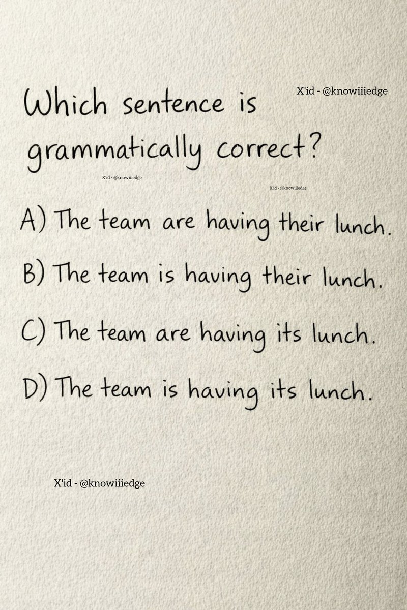 Which one is grammatically correct?