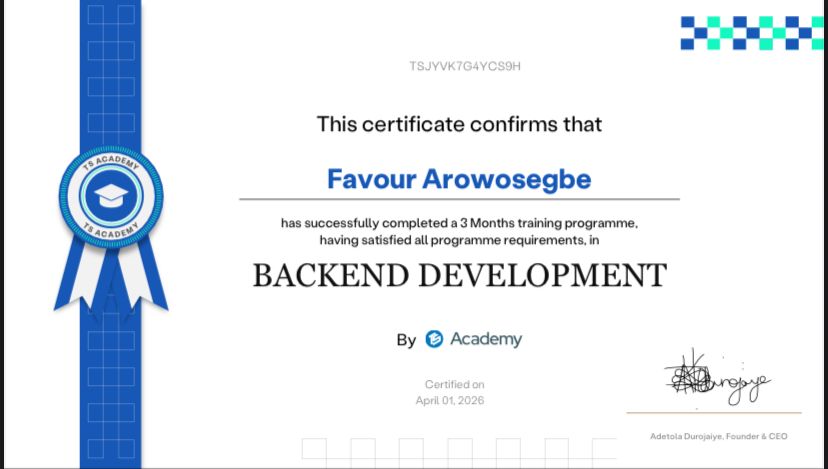 codeWithFave's tweet photo. 3 months ago, I decided to try something different.

I had been working with frontend by building interfaces, making things look good and handling what users see. But I kept wondering… what really happens behind the scenes?

#TSAcademy #BackendDev https://t.co/rWCzrSkVUX