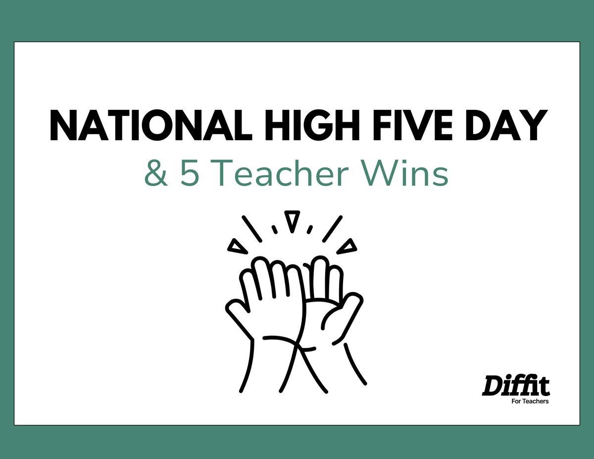 DiffitApp's tweet image. High five time! 🙌💚

National High Five Day means celebrating the wins that keep us going. What’s your Diffit win that deserves a high five today? Drop it below and let’s celebrate together! 🎉👏

#Diffit #HighFive #Win