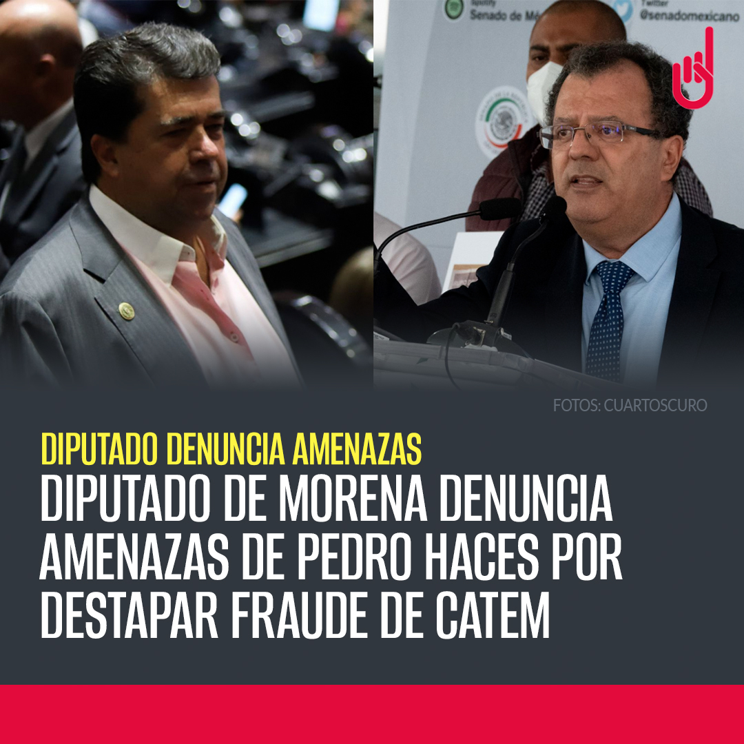 El Diputado de Morena, Gilberto Ruiz, denunció que su compañero de bancada, Pedro Haces, lo amenazó para que evite "meterse" con la dirigencia en Querétaro del sindicato que preside, la Confederación Autónoma de Trabajadores y Empleados de México sinembargo.mx/4792639/diputa…
