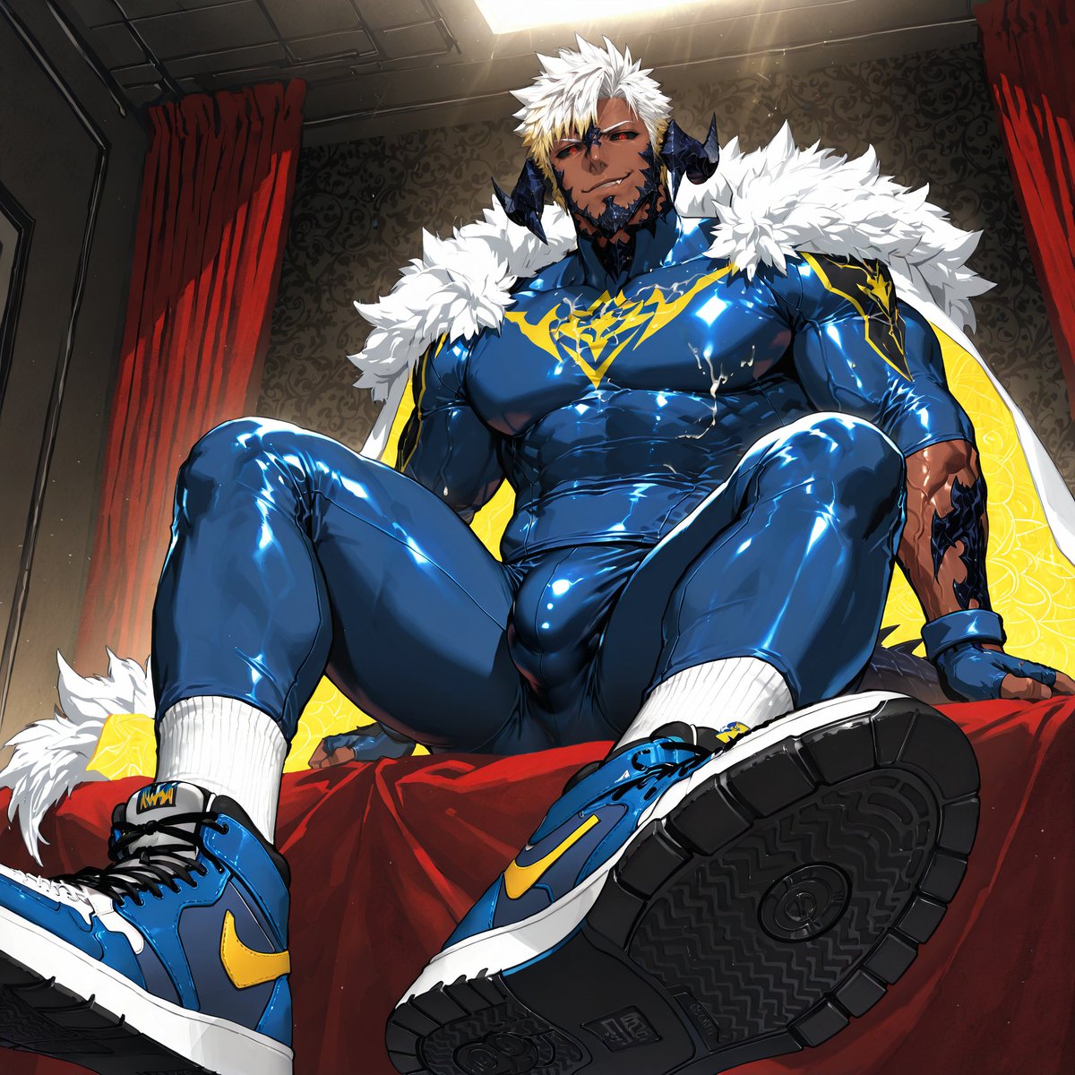 BromineRed's tweet photo. #bara #gay #AIart #AIBL部 #Top #BL #Gay #AIイラスト #Bara #BaraArt #Yaoi #Gay #Muscle #Zentai #Latex https://t.co/0i1rKNKdxa