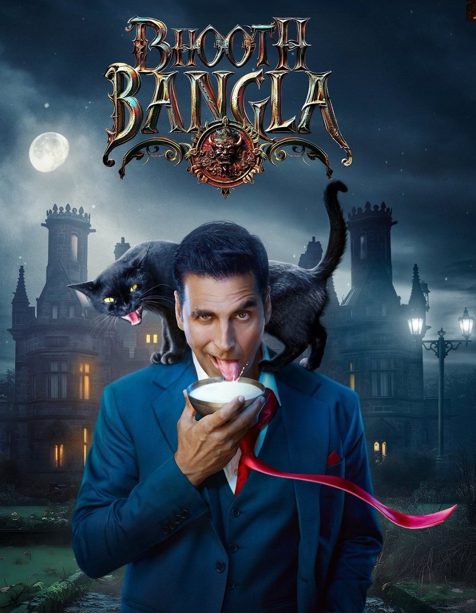 flickcinephile's tweet image. BHOOT BANGLA REVIEW 

To be very honest book your tickets now, for self, for family, for kids 🗿 THIS IS NOT MASTERPIECE OR GREAT WORK OF DIRECTOR PRIYADARSHN But honestly HE MADE A ENJOYABLE &amp;amp; entertaining movie 🍿..if u want a good time in theatre 🎭 go and watch

#RECOMMENDED