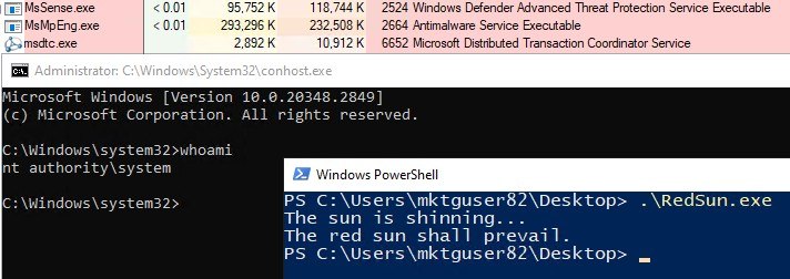 RedSun seems to work on MDE aswell