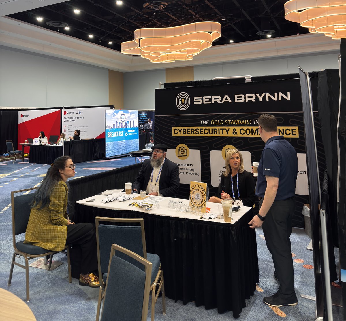 SeraBrynn's tweet image. Day 1 at #CS5 is live.

Stop by Booth #13 and connect with the Sera Brynn team. Real conversations on CMMC, FedRAMP, and what it actually takes to meet requirements.

Meet James Harper, Adam Torgerson, Vince Azada, Malesa Young.

See you there.