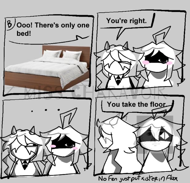 roivarahClMFpe's tweet image. Bruh-
 Bed?..
Time :20 min 

Fen and xister// kaatie
#fen 
#xister 
#kaativerse