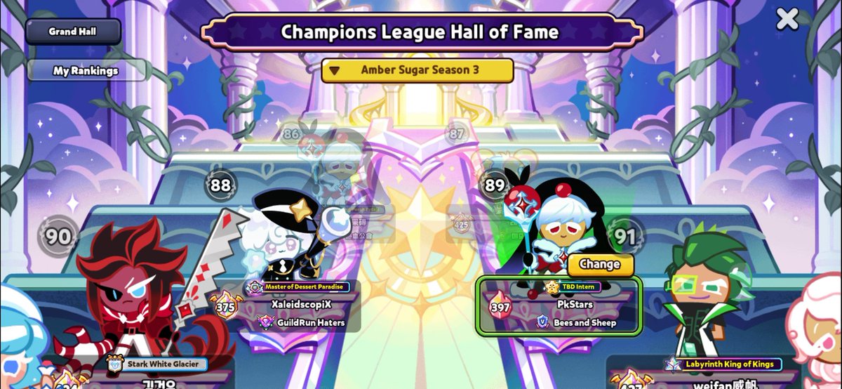 PkStars10's tweet photo. Top 89 yipiee #CookieRun #CookieRunOvenBreak🥳 https://t.co/ycnM1jgZLt