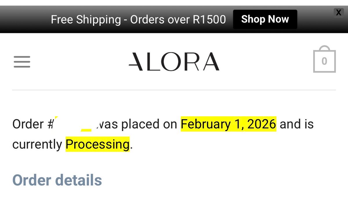 Simiso_01's tweet photo. Since February, they ignoring my texts, dm’s &amp; emails. I ordered on 1st of Feb but nothing came through &amp; also they comment section are closed from all social media posts. https://t.co/28q0KpUD8t