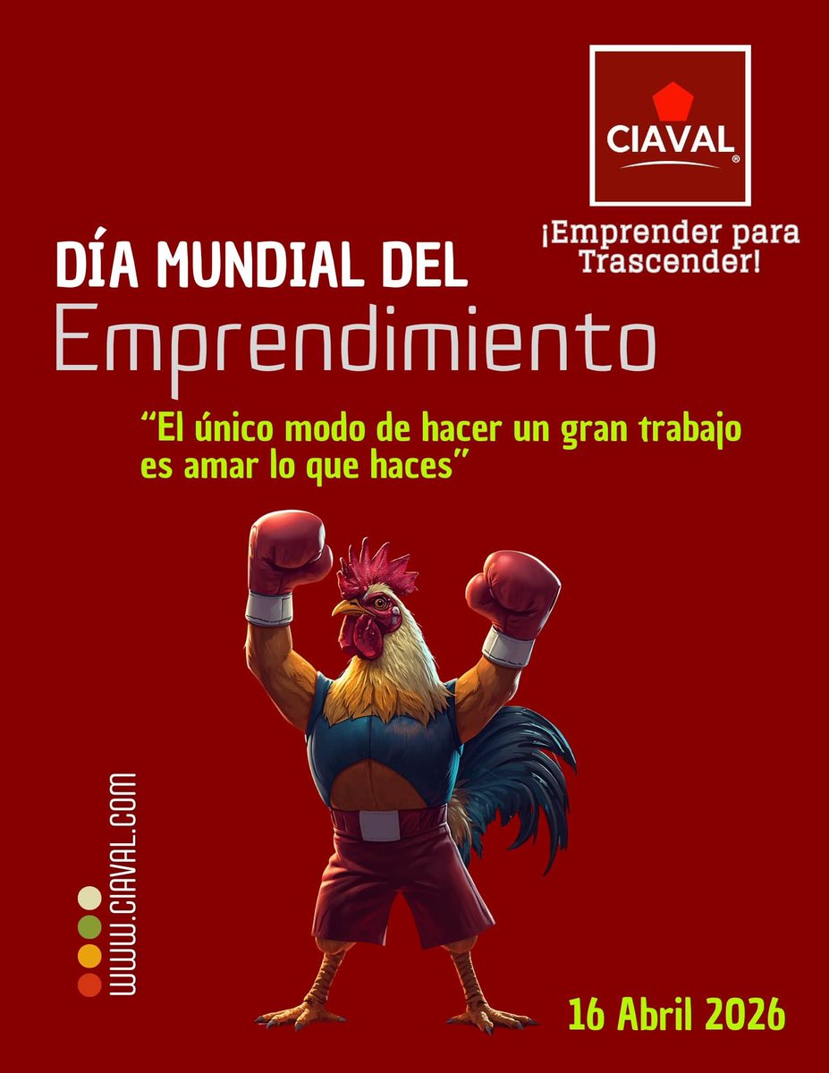CiavalProyectos's tweet photo. Muchas Felicidades a Tod@s Nuestr@s Guerre@s Emprendedores‼️Sigamos Avanzando en Beneficio de Nuestro Sector🏆

Somos CIAVAL México🌎🐔🥚🌳 
17 Años. https://t.co/oCwYv7cfHm