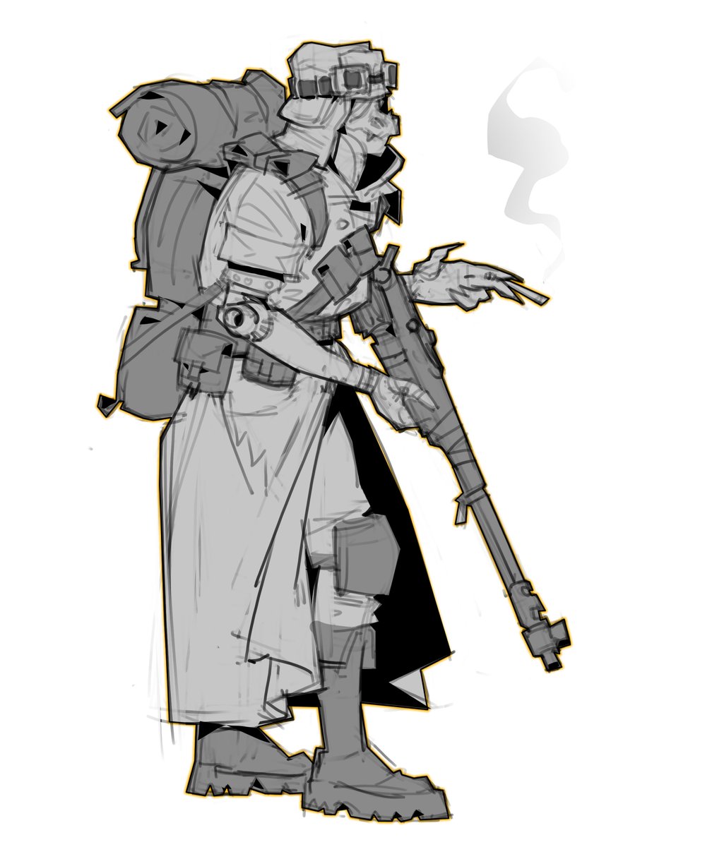 Lashyarts's tweet photo. Lizard Folk sketch 
wip commission https://t.co/dL2hgmCpsV