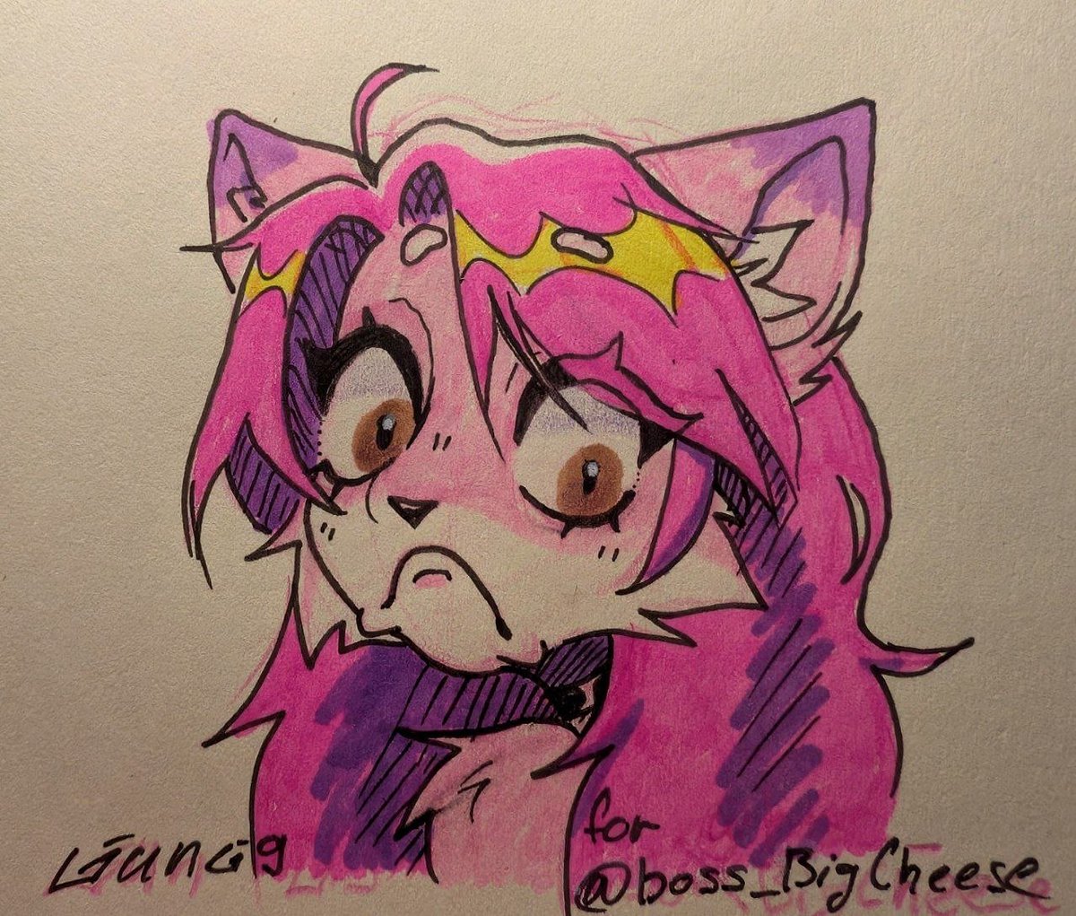 Emotional <a href="/boss_BigCheese/">boss</a> / When there is no electricity, I continue myproject pen using old traditional materials :3