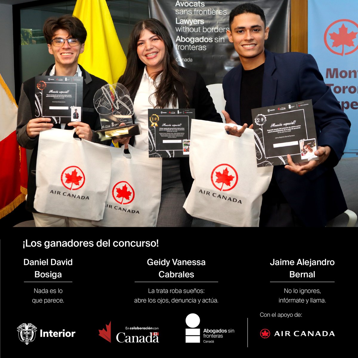 Abogados sin fronteras Canadá - Oficina Colombia tweet media