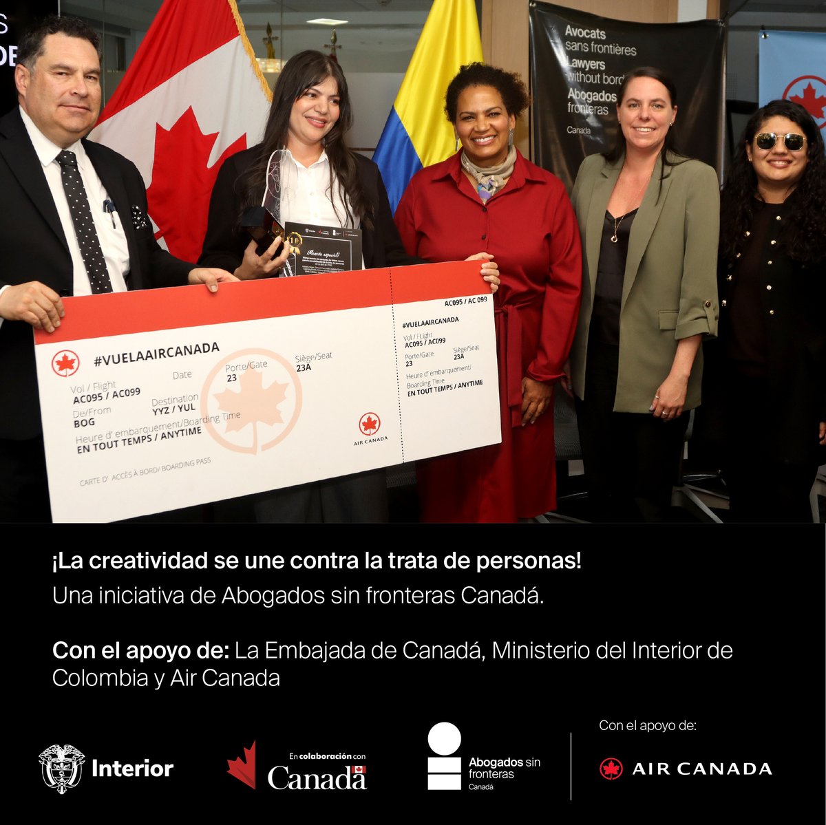 Abogados sin fronteras Canadá - Oficina Colombia tweet media