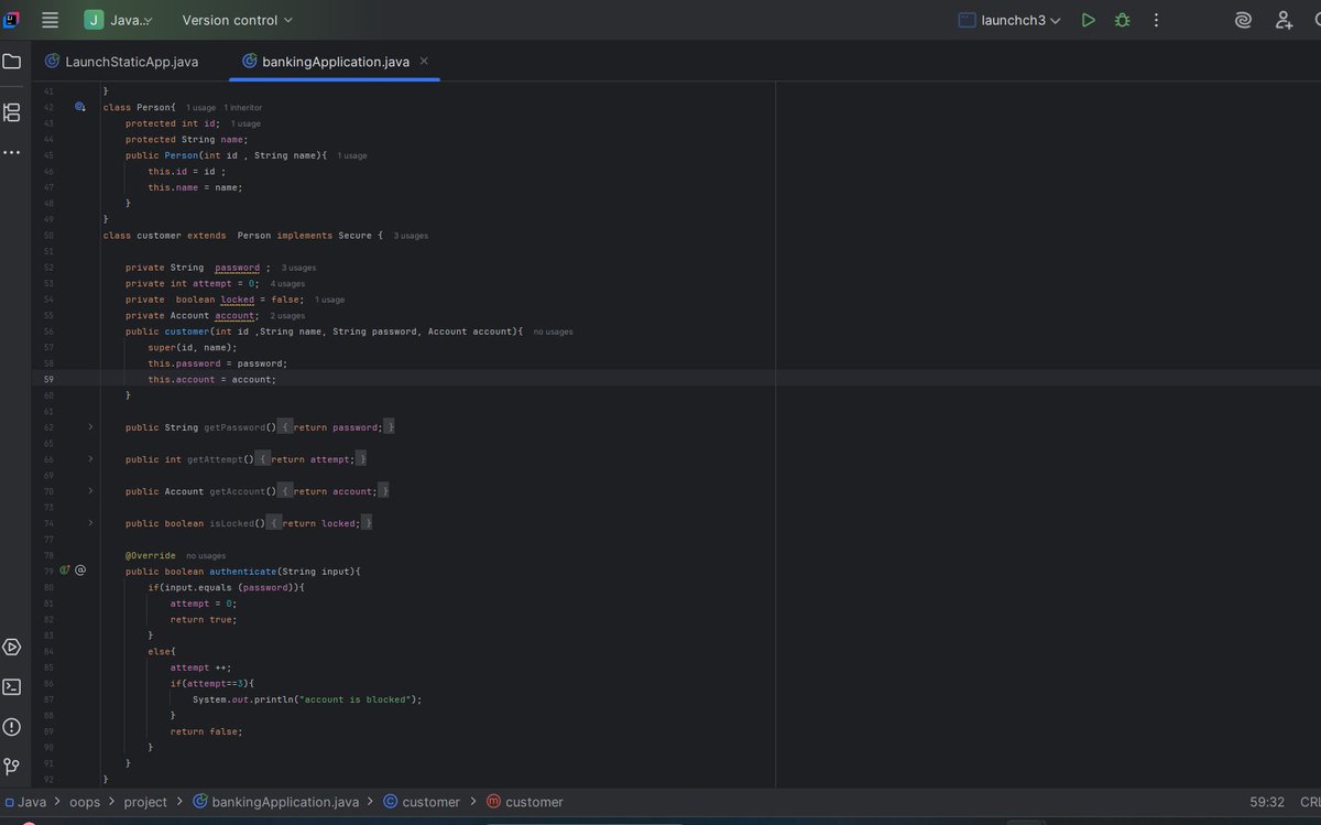 Day 5 of #120DaysOfCode — Java Building a basic Banking App using ...