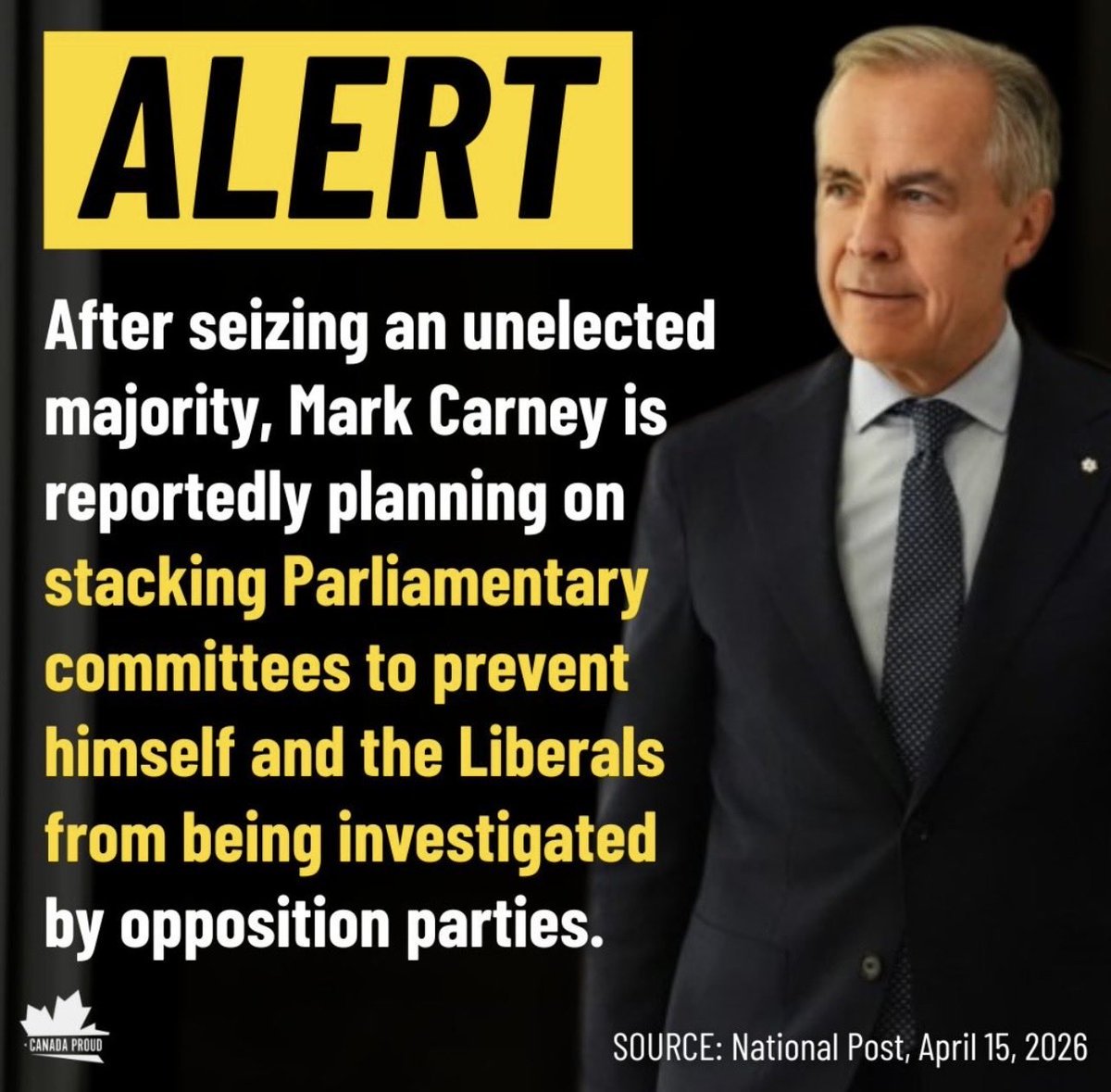 If the Liberal government tries to weaken parliamentary committees and limit opposition oversight, it would be very concerning because it would undermine transparency and accountability in Canada’s democracy.