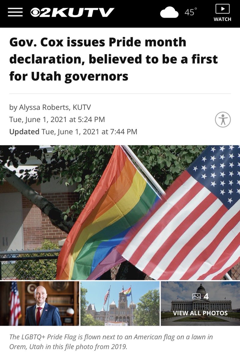 BigRockInsights's tweet photo. Good for Tennessee.

Here in “family-friendly” Utah, after our closeted Democrat governor declared June to be pride month, he tried walking it back by designating June 2024 as “a month of bridge building.” https://t.co/hjdBUSdgJ6