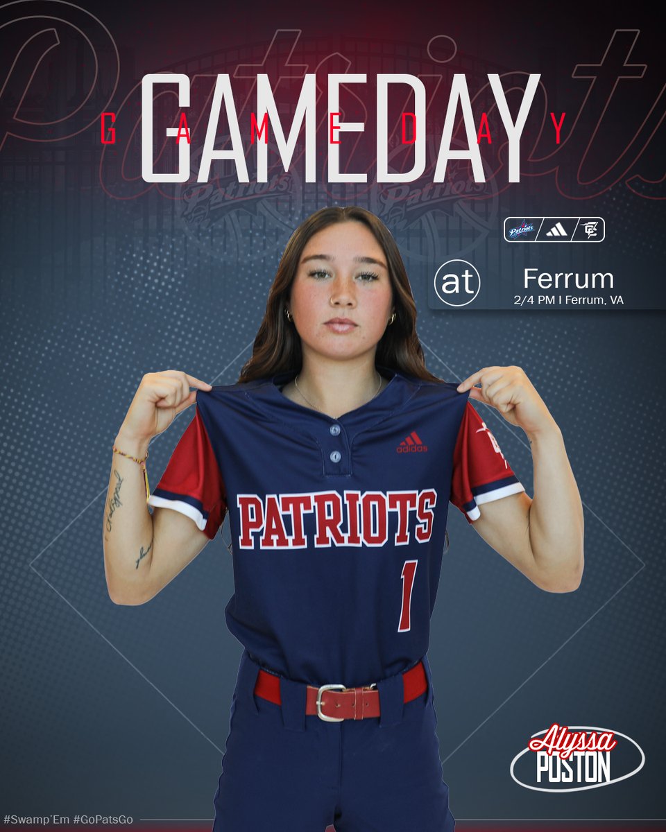 FMUSports's tweet image. 𝙁𝙞𝙣𝙖𝙡 𝘿𝙖𝙮 𝙤𝙛 𝙩𝙝𝙚 𝙍𝙚𝙜𝙪𝙡𝙖𝙧 𝙎𝙚𝙖𝙨𝙤𝙣

No. 12 FMU makes its first trip to league newcomer Ferrum to close out the '26 regualr season.

🆚Ferrum
📍Ferrum, VA
⏰2:00/4:00 PM
📺tinyurl.com/yeym5aev
📊tinyurl.com/4a56buun

#SwampEm #GoPatsGo @fmu_softball
