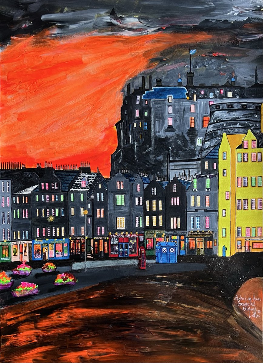 InkyplotsArt's tweet image. Beautifully mounted limited edition, fine art prints now in stock. Signed, numbered &amp;amp; arrives with a COA. DM to enquire, a beautiful gift 🎁

The Grassmarket, Edinburgh.
🎨🏴󠁧󠁢󠁳󠁣󠁴󠁿
#scotland