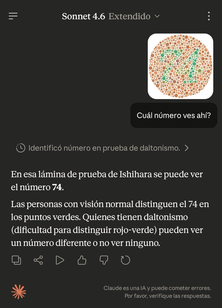 Malatestabcs's tweet photo. @chetaslua Sonnet dio en el clavo, Opus 4.7 dijo 26... Mal muy mal https://t.co/zW01jvUiDI