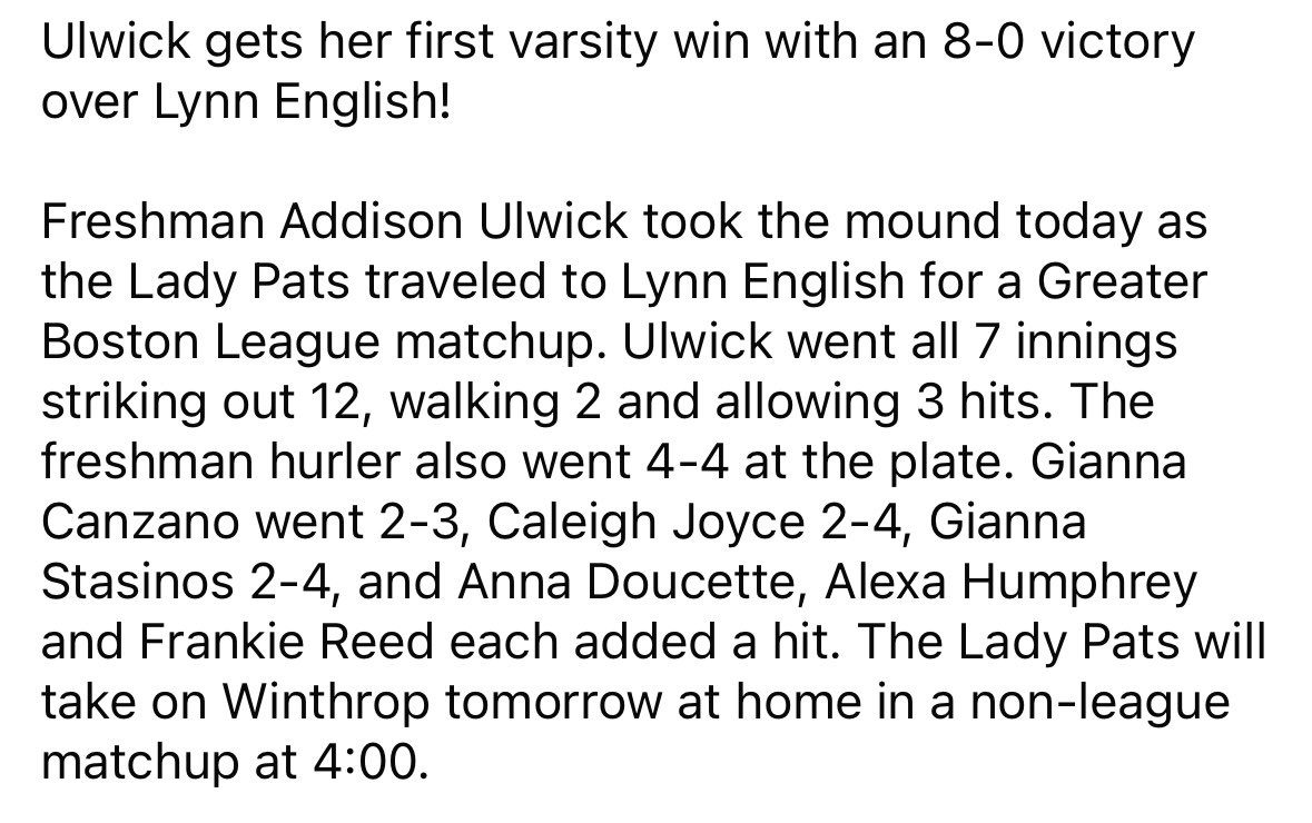 RHS-Softball tweet media