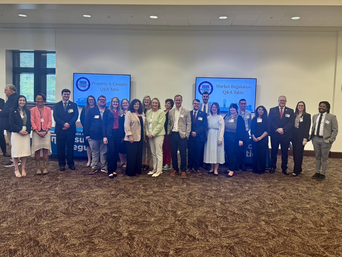 FLOIR_comm's tweet photo. Thatβs a wrap for the 2026 #OIRSUMMIT!
β
Over 250 attendees;
β
Top Florida university professors providing insight on resiliency;
β
5 national Commissioners/Director engaging the audience on national regulatory perspectives;
β
2 external speakers, including a consumer advocate and an expert on emerging tech and governance;
β
Over 20 internal OIR speakers providing guidance on regulatory oversight and more;
β
And over 40 OIR team members available throughout the Summit to answer any and all questions.
Thank you to everyone who made this event such a success!