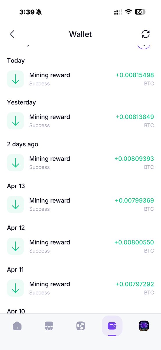 MARIUS_5000's tweet image. From 0.007 BTC per day to 0.008 BTC now, or about $600 each and every day. Hope you guys take advantage of the discounted THs and keep building. #GoMining @GoMining