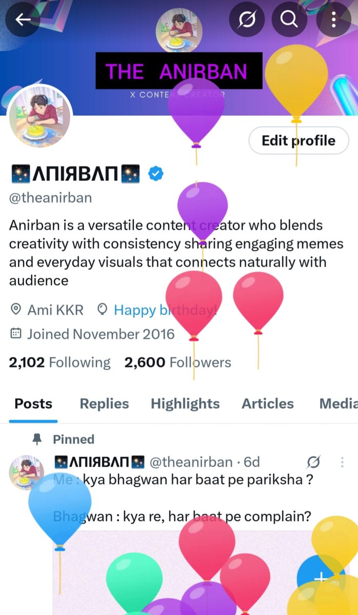 theanirban's tweet photo. Balloons on TL🎈 https://t.co/FAiXbe8nkH