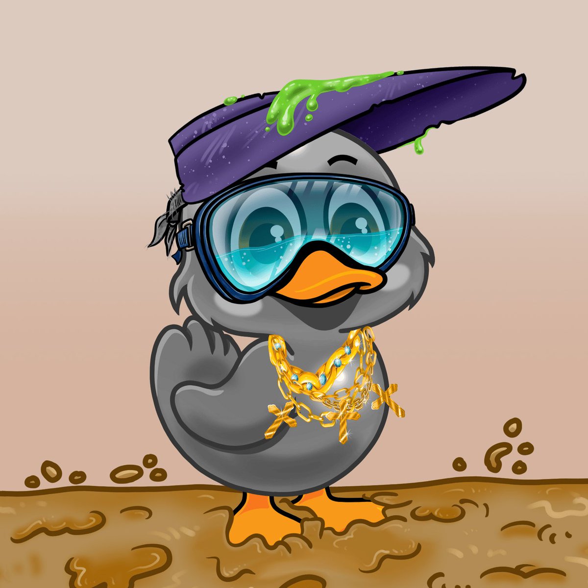 0xNightLab's tweet photo. Added another @yuckyducks to the collection and had to go with the borrowed bling trait. Rarest #YuckWear 1/36 and now I got a 2nd thanks to winning the raffle. Big shout out to @OGYuckyDuck and @MrsYuckyDuck for there wonderful assistance. https://t.co/8y4N4ixuh7