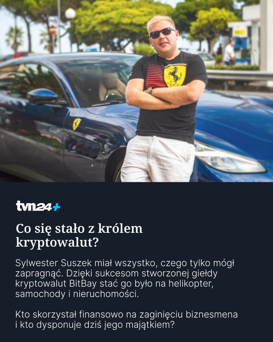 SUPERWIZJERTVN's tweet photo. Jakie były kulisy decyzji biznesowych Suszka? Jaką presję wywierali na niego coraz bardziej zuchwali przestępcy?

🔹Przypominamy reportaż @MichalFuja, który szczegółowo przyjrzał się sprawie "polskiego króla kryptowalut":
🔗https://t.co/jyWZnUD6Xh https://t.co/29Hk3M8OcX