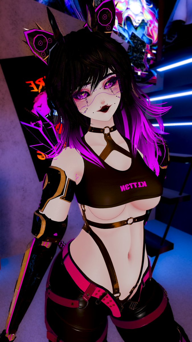 ZombieBananaVR's tweet image. Can I be your kitten?  🐈‍⬛

Avatar k1tt3n by@ChromeBalleBlu
#vrc #vrchat #vr