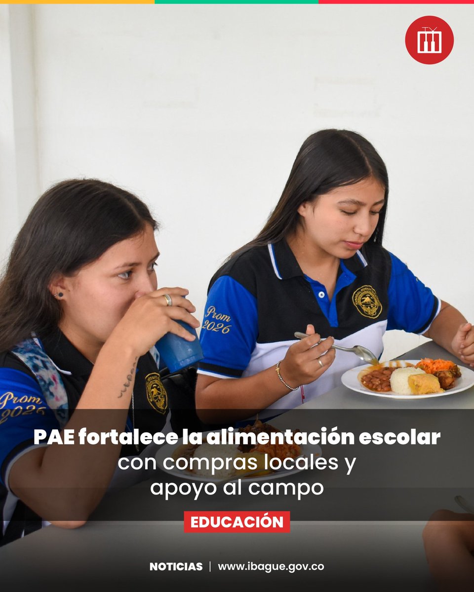Semibague2020's tweet photo. La estrategia de la @Alcaldiaibague busca que los alimentos que consumen los estudiantes provengan de la región, integrando proyectos productivos escolares. 👩🏻‍🌾🐔

Leer más aquí 👉🏼 https://t.co/N8bxydMdoz https://t.co/MHs1Tcu6nM