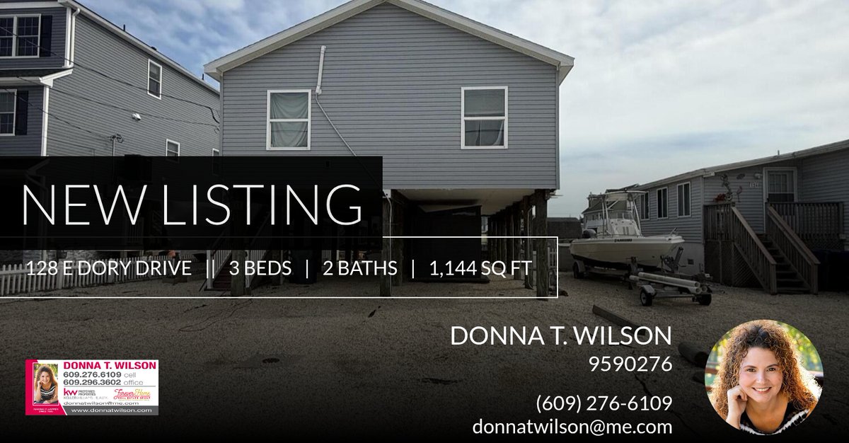 donnatwilson's tweet photo. 📍 New Listing 📍 Take a look at this fantastic new property that just hit the market located at 128 E Dory Drive in Little Egg Harbor. Reach out here or at (609) 276-6109 for more information https://t.co/lACRQKgt55 https://t.co/x9Xz6eY0xE