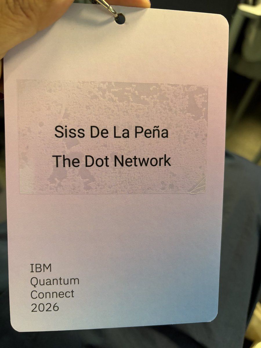 sissimpm's tweet photo. #Quantum
En el #IBMQUANTUNCONNECT2026
Necesitamos evitar la fragmentación de esfuerzos para avanzar en una agenda digital efectiva y en beneficio de la sociedad @RolandoZapataB https://t.co/4VOLeuq5cw