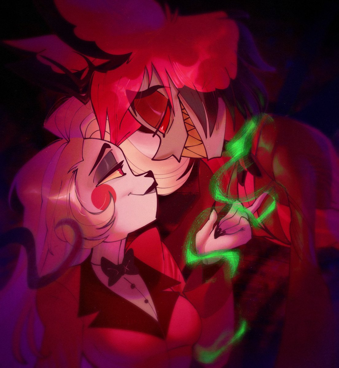 chloe_will85920's tweet image. Sweet smiles  sharp deals 🔥 

#HazbinHotel #RadioDemon #Charlie #Hellaverse #DarkRomance