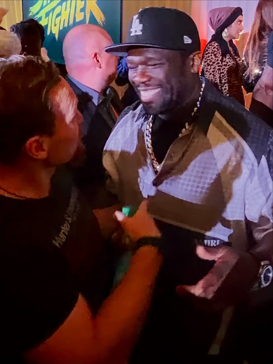 CoyJandreau's tweet image. This is 50.

#StreetFighter #Paramount #Cinemacon #50Cent #CoyJandreau