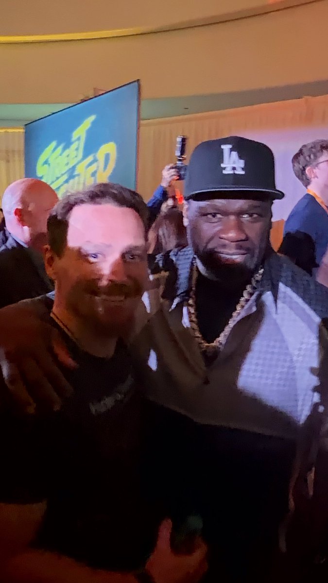 CoyJandreau's tweet image. This is 50.

#StreetFighter #Paramount #Cinemacon #50Cent #CoyJandreau