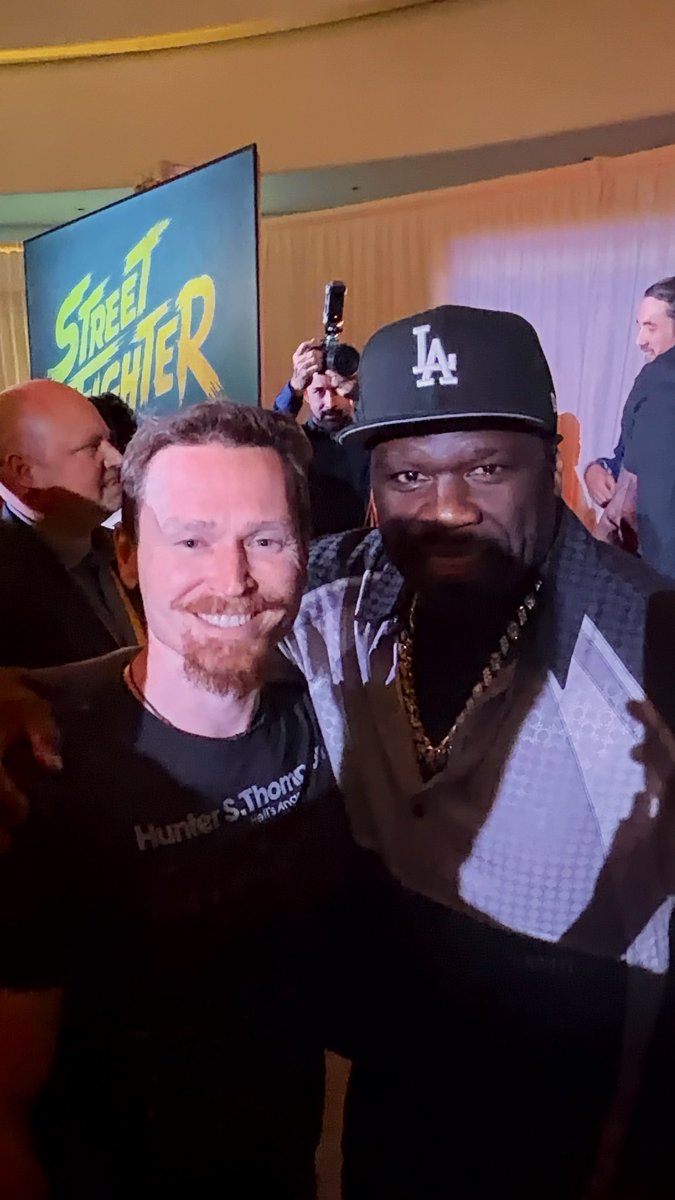CoyJandreau's tweet image. This is 50.

#StreetFighter #Paramount #Cinemacon #50Cent #CoyJandreau