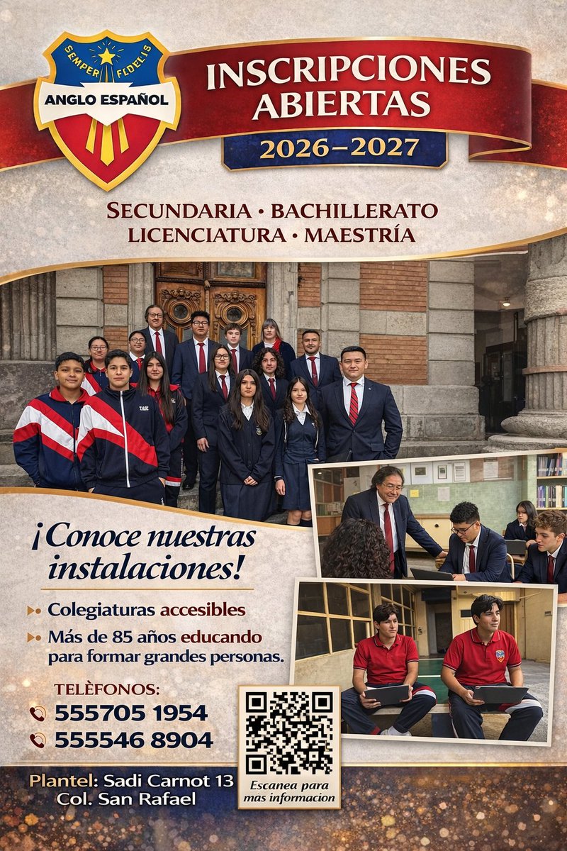 pedagogicoIAE's tweet image. #APRENDEIAE #InscripcionesAbiertas #Secundaria #bachilllerato ¡Tenemos un lugar para ti!