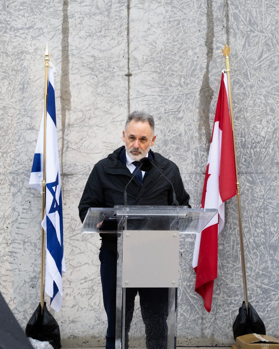 IsraelinCanada's tweet image. Ambassador Moed was honoured to speak at the National Holocaust Monument on Yom Hashoah.

It is vital that we come together and remember that #neveragain is not just a phrase, it is a call to action to ensure that the horrors of the Holocaust never repeat themselves.