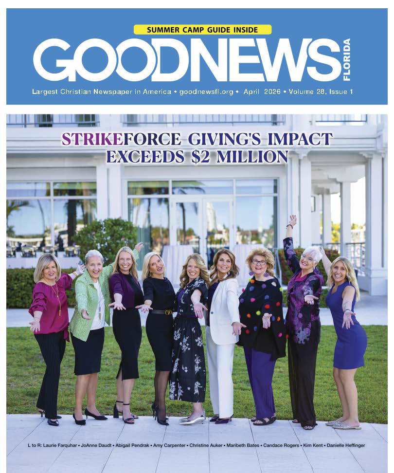 StrikeForce Giving has surpassed $2 MILLION in grants to Christian ministries. What began as a small group of women coming together to give, has grown into a powerful movement of generosity.
Read the cover article at digital.goodnewsfl.org/2026/april/#1