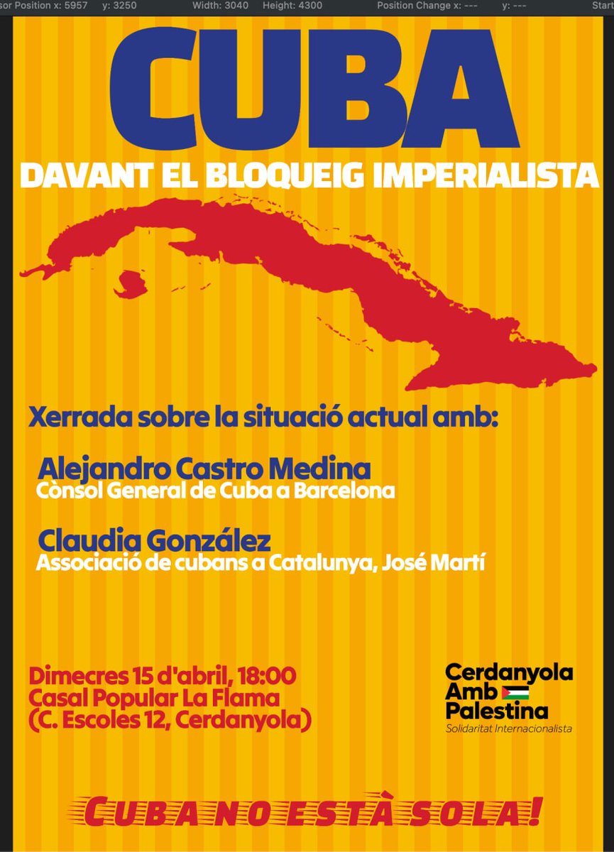 Asociación de Cubanos en Cataluña José Martí tweet media