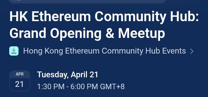 You can always tell when something bigger is starting to take shape… it’s in the kind of spaces people begin to build.

Asia’s first Ethereum Community Hub feels like one of those moments, its a signal that deeper collaboration and real adoption conversations are happening.