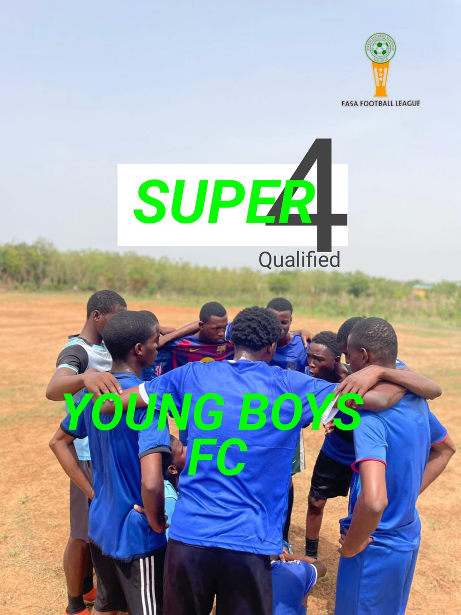 FasaLeague's tweet photo. The Young boys FC tosses a coin and it lands on the head. The new team decides not to tail as they secure a spot in the super 4. ⚽💪 https://t.co/aqvo7KXt33