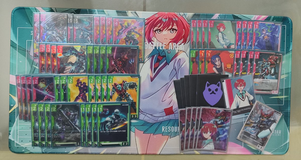 _SmolWhite's tweet photo. 16.04.26
🇧🇳GT GCG Event
Deck: Clan
Rank: 4th/11 pilots

3-1
🔵⚪Unicorn❌ missing 1 more hit🫠
BYE🥂⭕
🟣⚪Barbatos⭕
🔴⚪Providence⭕

Change my decklist, actually comfy with this build🫣🍅🐈‍⬛❤️

Thank you for today!🤗✨

#GUNDAM #gundamcardgame #ガンダムカードゲーム #GCG https://t.co/KUz7QMXg3c