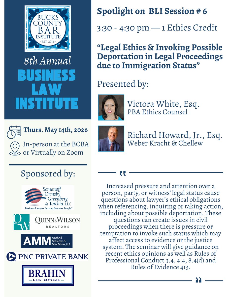 Bucks County Bar Association & Foundation tweet media