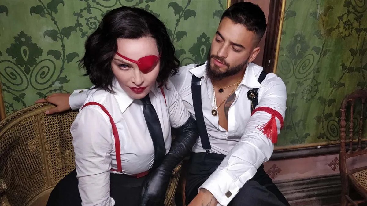 PopBase's tweet photo. 7 years ago today, Madonna and Maluma released ‘Medellín.’ https://t.co/7ZOXiqxv9a