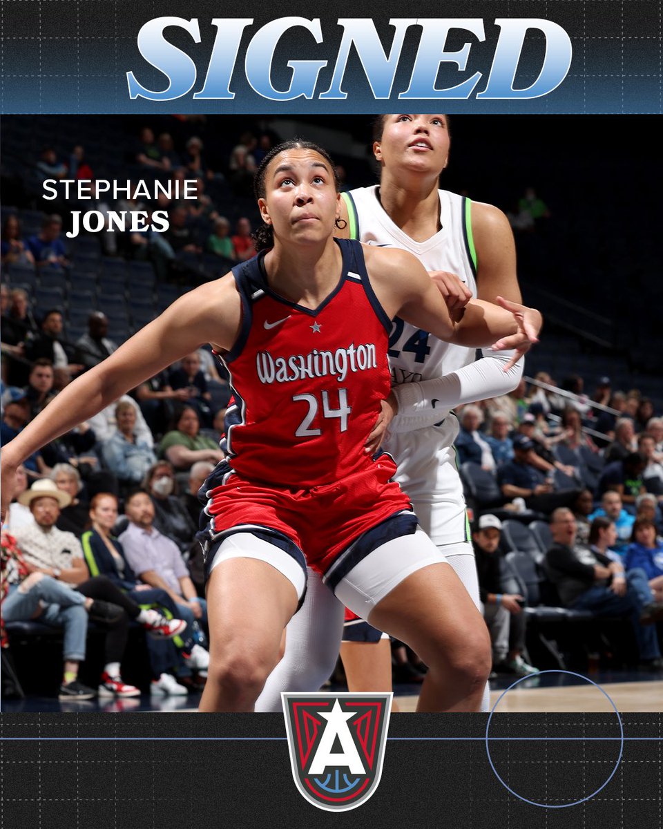 AtlantaDream's tweet photo. Welcome to the A!

We have signed Stephanie Jones to a Training Camp contract. https://t.co/CQi1txCaip