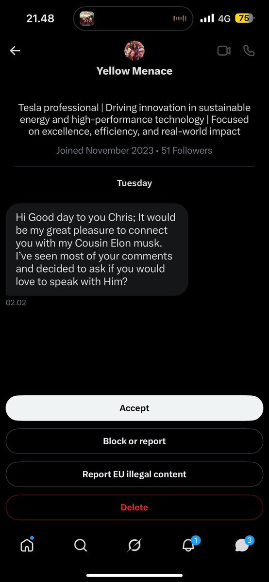 Chris tweet media