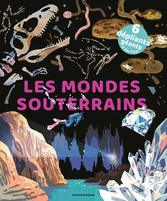 ClairePdF's tweet image. 📕 "Les mondes souterrains" (@BayardEditionsJ)
J’ai participé comme conseillère scientifique👩‍🔬
6 posters dépliants pour découvrir #fossiles, insectes, #pierres précieuses et #grottes spectaculaires.
Une plongée unique dans la #géologie !🌍

👉 tout.bayard-jeunesse.com/livres/96082-l…