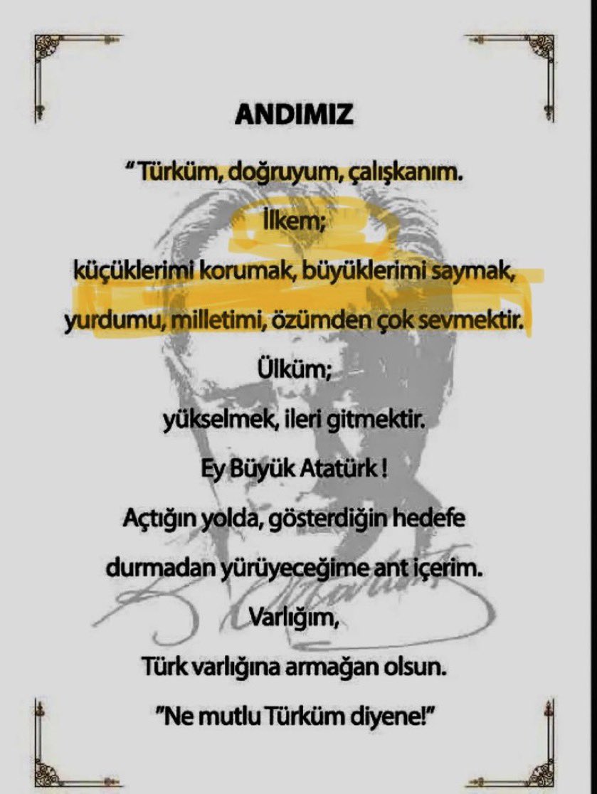 Andımız doğru bir motivasyondu.